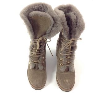 Harson Women Faux Fur Lined Winter Boots Size 6